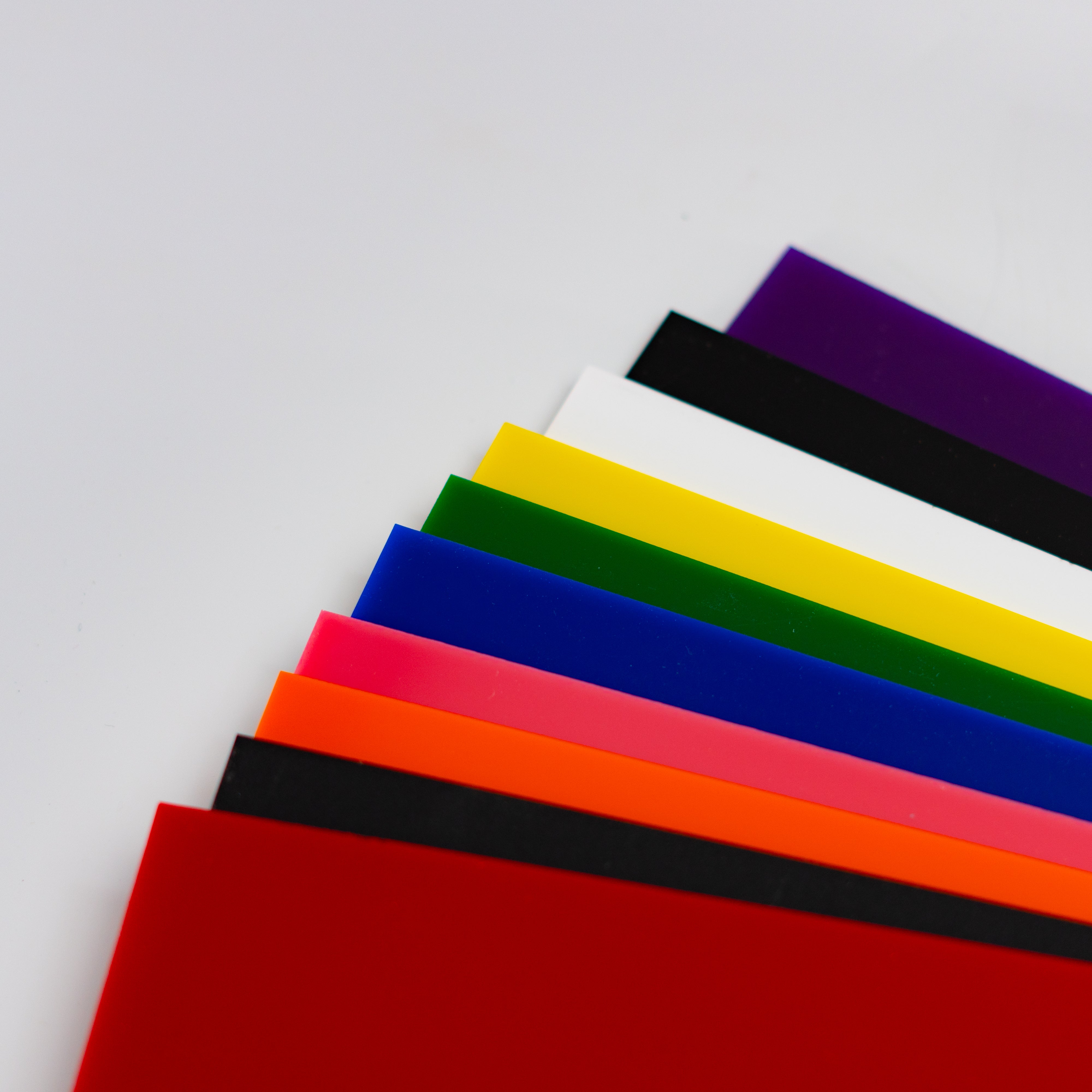 Color Layored Plastic Colored Acrylic 10 Pack - 11.72 x 19